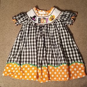 🎃 Halloween smocked dress